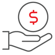 Coin product Prudentail Icon